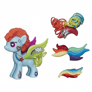 Поп-конструктор из серии My Little Pony Создай свою пони - Рэйнбоу Дэш (Hasbro, a8272-a8207)